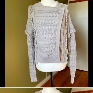 Banana Republic Fringe Moto Cardigan